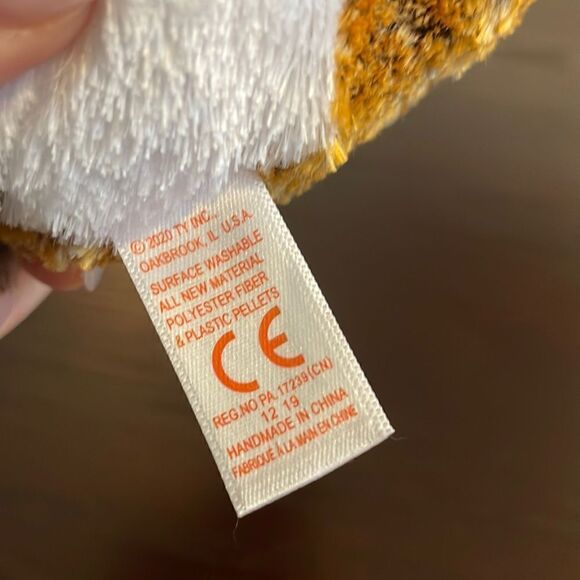 2020 Ty Beanie Boos Rusty the Red/Orange Fox 6” tall NWT Excellent Condition - Picture 9 of 9